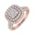 FINEROCK 1 Carat Cushion Cut Halo Prong Set Diamond Engagement Ring in
10K Solid Gold