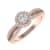 FINEROCK 14K Gold Womens Halo Diamond Infinity Love Solitaire Engagement
Ring (0.40 Carat)