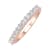 FINEROCK 1/2 Carat Natural Princess Cut Diamond Wedding Band Ring in 14K Gold
