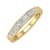 FINEROCK 1/2 Carat Channel Set Princess Cut Diamond Wedding Band Ring in
14K Gold