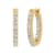 FINEROCK 1 Carat Prong Set Diamond Inside-out Hoop Earrings in 14k
Yellow Gold - IGI Certified