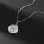 1/10ctw Diamond Taurus Zodiac Sign Pendant for Women Necklace in Silver