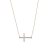 1/20ct TDW Diamond Religious Cross Pendant Necklace in 10k Yellow Gold