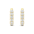 14K Gold Lab Grown Diamond Classic Hoop Earrings 4.20ctw