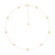 14K Yellow Gold 9 Stone Lab Grown Diamond by the Yard 16 Inch Station
Necklace With 2 Inch Extender