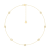 14K Yellow Gold 7 Stone Lab Grown Diamond by the Yard 16 Inch Station
Necklace With 2 Inch Extender