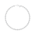 14K White Gold Lab Grown Diamond by the Yard 15 Inch Necklace