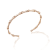 Chimento 18K Bamboo Regular bracelet in rose gold with diamond accents