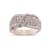 14K 1 CTTW RG Pink & White Diamond Ribbon Ring