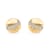 MFY x Anika Yellow Gold over Sterling Silver with 1/20 cttw Lab-Grown
Diamond Stud Earrings