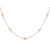 MFY x Anika Rose Gold over Sterling Silver with 1/4 cttw Lab-Grown
Diamond Necklace