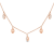 MFY x Anika Rose Gold over Sterling Silver with 1/4 cttw Lab-Grown
Diamond Necklace