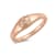 MFY x Anika Rose Gold over Sterling Silver with 0.02 Cttw Lab-Grown
Diamond Ring