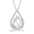 Sterling Silver Family Heart Pendant