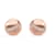 MFY x Anika Rose Gold over Sterling Silver with 1/20 cttw Lab-Grown
Diamond Stud Earrings