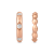 MFY x Anika Rose Gold over Sterling Silver with 1/5 cttw Lab-Grown
Diamond Hoop Earrings