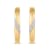 MFY x Anika Yellow Gold over Sterling Silver with 1/20 Cttw Lab-Grown
Diamond Earrings
