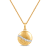 MFY x Anika Yellow Gold over Sterling Silver with 1/10 cttw Lab-Grown
Diamond Pendant