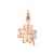 MFY x Anika 18K Rose Gold Over Sterling Silver with 1/6 Cttw Lab-Grown
Diamond Charms