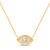MFY x Anika Yellow Gold over Sterling Silver with 3/8 Cttw Lab-Grown
Diamond Necklace