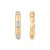 MFY x Anika Yellow Gold over Sterling Silver with 1/5 cttw Lab-Grown
Diamond Hoop Earrings