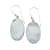 Sterling Silver Oval Gems of the Sea Balinese Design Mother-Of-Pearl
Drop Earrings