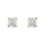 Diamond2Deal Lab Grown Diamond 14k Yellow Gold Stud Earrings 3.0ctw