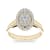 10K Yellow Gold .33ctw Diamond Halo Engagement Wedding Ring (
I2-Clarity-H-I-Color )