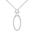 10k White Gold Diamond Pendant With 18 Inch Chain (H-I Color, I2
Clarity)(0.15 ctw)