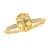 14K Yellow Gold 1.22 Ct Diamond and Citrine 8X6mm Oval Engagement Ring
for Women