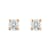 Diamond2Deal Lab Grown Diamond 14k Rose Gold Stud Earrings 4.0ctw