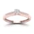 10K Rose Gold .10ctw Round Diamond Solitaire Engagement Ring (Color H-I,
Clarity I2)
