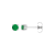 14K White Gold 4 mm Lab Created Emerald Stud Earrings for Women with
Friction Post