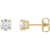 14K Yellow Gold 1.0ctw Lab-Grown Diamond Stud Earrings