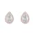10k Rose Gold 1/3ctw Diamond Womens Stud Earrings ( H-I Color, I2
Clarity )