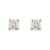 Lab Grown Diamond 14k Rose Gold Stud Earrings 1.0ctw