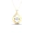 10K  Yellow Gold Diamond Pendant Rope Chain Necklace for Women 18inch
(1/2Ct/ I2,H-I)