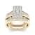 10K Yellow Gold .75ctw Diamond Anniversary Engagement Bridal Ring Set
Band (I2-Clarity-H-I-Color)