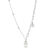 Sterling Silver Paperclip and Beaded Chain, FWP Necklace