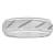 Tungsten Comfort™ White Tungsten 7MM Slant Groove Band