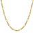 Stainless Steel Yellow Ion Plated Figaro Chain