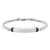 Stainless Steel Thin ID Box Bracelet