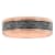 Tungsten Comfort™ Tungsten and Carbon Fiber Rose Ion Plated Band