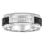 Tungsten Comfort™ .12CTW Diamond Tungsten Black Ion Plated Texture
Center Band