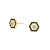 Hex Diamond Enamel Studs