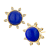 Cosmic Sun Lapis Lazuli and Diamond Studs