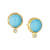 Candy Gem Turquoise and Diamond Studs