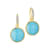 Chakra Turquoise and Diamond Earrings