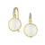 Chakra Moonstone and Diamond Earrings