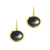 Candy Cobblestone Onyx and Diamond Earrings